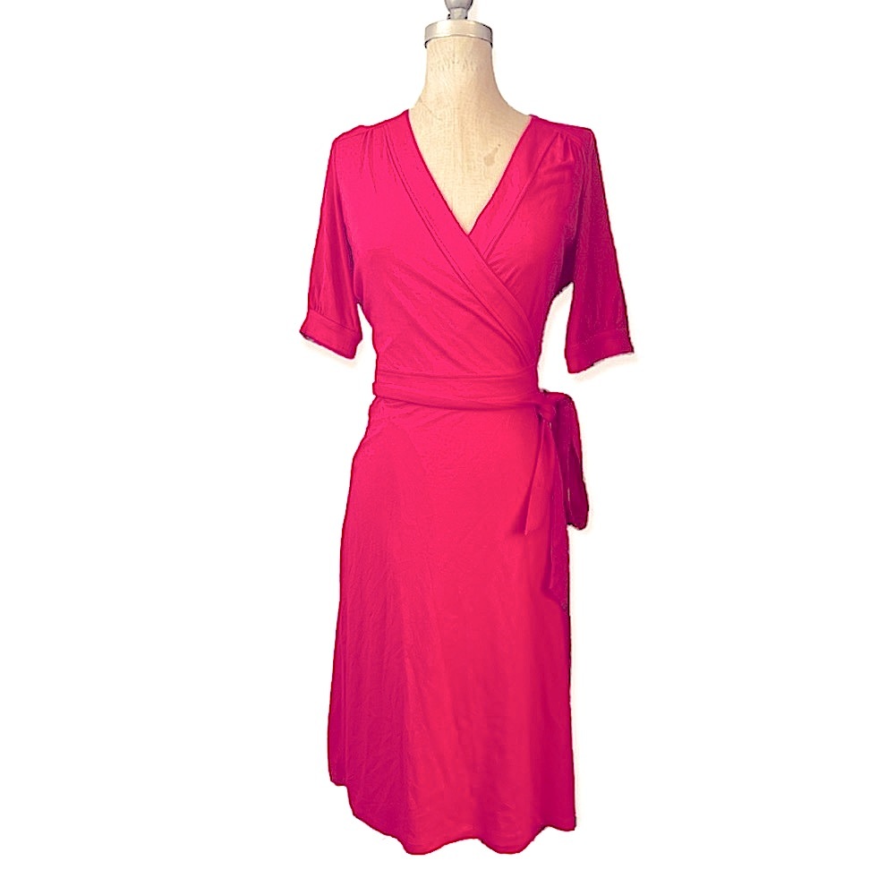Lilly Pulitzer Pink Wrap Dress Size Medium